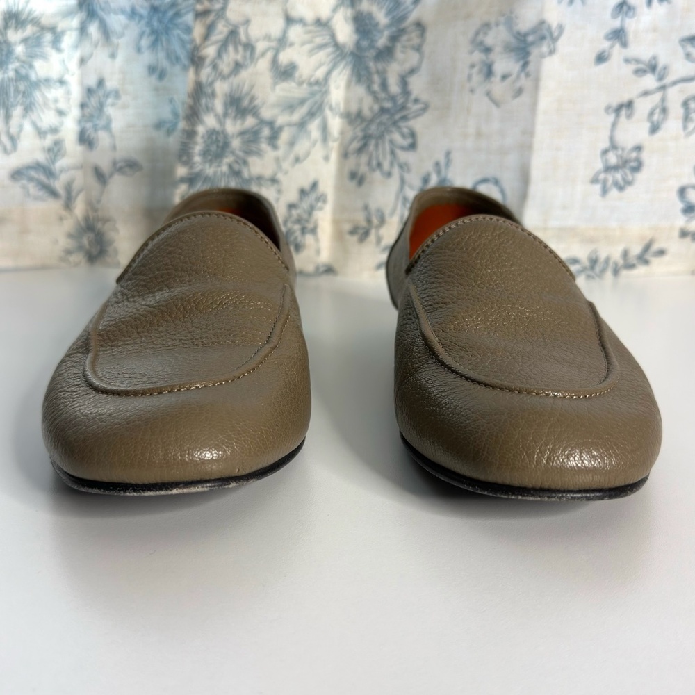 THE ROW Pebbled Leather Loafers - Picture 4 of 6